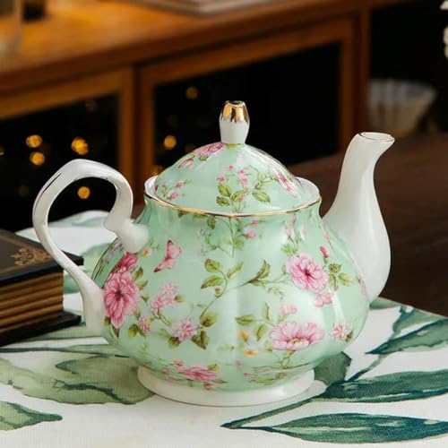 400ML Englisch Britische Teekanne Heizung Basis Porzellan Tee Wärmer Teekanne Set Keramik Warmhalten Ofen von SOREZE