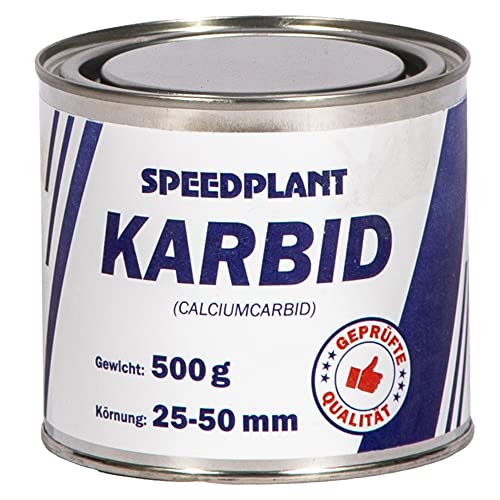 Karbid 0,5 kg (1x 500g) - Carbid Kabit Kabitt karbitt Karbit Karbid Extra Große Körnung 25-50mm - 1 Dose von SPEEDPLANT