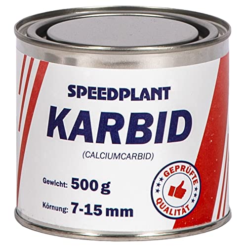 Karbid 0,5 kg (1x 500g) - Carbid Kabit Kabitt karbitt Karbit Karbid kleine Körnung 7-15mm - 1 Dose von SPEEDPLANT