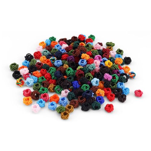 SPRHR Zwischenperlen, 200 Stück Armbänder Perlen, Gemischte Farben Perlen für Armbänder, Perlen Set für DIY-Vorhang-Charms, Schmuckherstellung von SPRHR