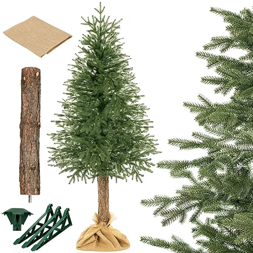 SPRINGOS Künstlicher Weihnachtsbaum mit Naturstamm Fichte 220 cm von SPRINGOS