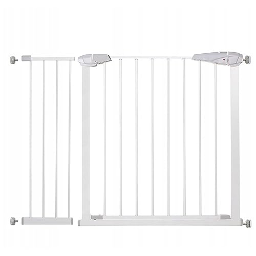 SPRINGOS Tür- und Treppenschutzgitter mit 28 cm Verlängerung Kinderschutzgitter Passung: 104-113 cm Klemmsystem von SPRINGOS
