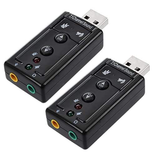 SRMAN 2X 7.1 Kanal USB Externe Soundkarte Audio Adapter von SRMAN