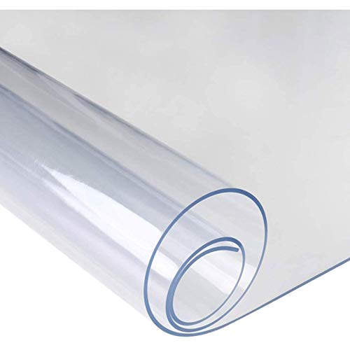 Transparent Bürostuhl Unterlage, 0.5mm Rechteckig Bodenschutzmatte Schreibtischstuhl Matte PVC Stuhl Matte, FüR HartböDen Parkett Bodenmatte(0.5mm80x160cm/31.5x62.99in) von SSNG