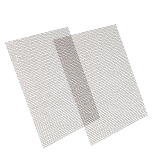 SSRDFU 304 Edelstahl Drahtgeflecht,2 PCS Drahtgitter Feinmaschig Wire Mesh Fliegengitter, Insektengitter Metallgitter Fedrahtnetz 1mm Löcher 20 Mesh Drahtgewebe für Lüftung,Filter,Sicherheit,Fenster von SSRDFU