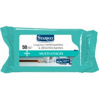 Mehrzweck Desinfektions- und Reinigungstücher - Beutel mit 50 Stück - Starwax von STARWAX