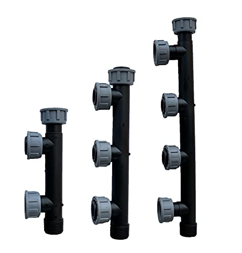 STEMAX-Wassertechnik: TAVLIT PP-Verteiler Fitting mit O-Ring, Verteiler in verschiedenen Größen, Größe: 3-Fach von STEMAX-Wassertechnik