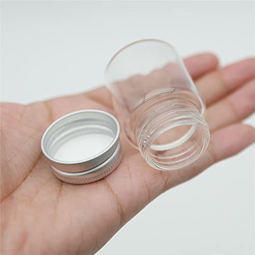 STORKY 12 Stück 37 * 50 mm 30 ml kleine Glasflasche Mini leere Glasbehälter DIY transparente Fläschchen FLASCHEN Glas Gewürz Vorratsgläser von STORKY