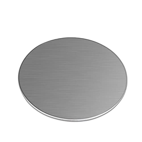 STORKY 5 Stück Durchmesser 60 mm Edelstahl runde Platten rund 304 Edelstahl polierte Platte runde Scheibe Dicke 2 mm von STORKY