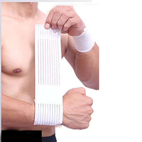 SUAVER Handgelenk Bandagen,2er handgelenk stützbandage Verstellbaren Handgelenkschoner Wristbands zur Unterstützung und Stabilisierung beim Sport und Fitness (Weiß) von SUAVER