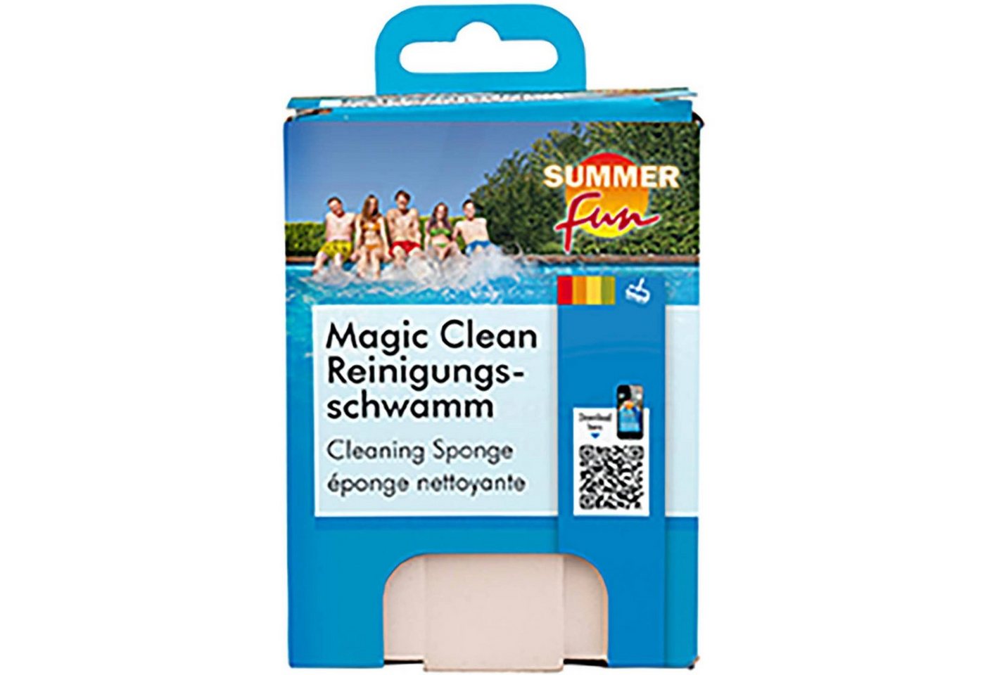 SUMMER FUN Poolbürste Magic Clean Reinigungsschwamm, Boden, Wand von SUMMER FUN