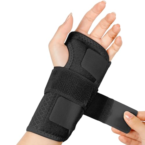 SUPRBIRD Handgelenk Bandagen mit 2 Metallschiene,Handgelenkbandage für Männer Frauen,Handgelenkstütze,für Arthritis,Verstauchung,Sportschutz von SUPRBIRD