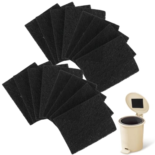 16 Stücke Kompost Behälter Filter Kompost Behälter ErsatzFilter, Geruch Absorbierend Holzkohle Filter,Küche Aktiviert Kohlenstoff Filter, Kompostbehälter Kohlefilter Biomülleimer von SUWIWKKOA