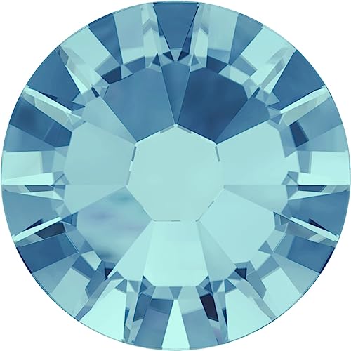 SWAROVSKI® Kristalle 2058 ohne Kleber SS09 (ca. 2.6mm) 100 Stück Aquamarine von SWAROVSKI