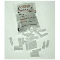 WEIßER rillenstecker (25 stück) 10 x 50 mm - 0121050 von SYSFIX