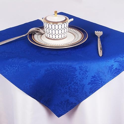 12er Set Stoffservietten, weich bequem Servietten Stoff Servietten Tuch Waschbare Tischservietten Seide Satin Serviette für Küche Familie Hochzeit Party Abendessen Cafe Restaurant -D,Dunkelblau von SYSUII