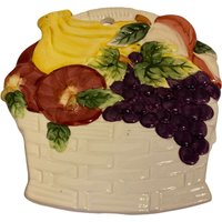 Vintage Obstkorb Aus Porzellan Zum Aufhängen von SabrinklesFinds