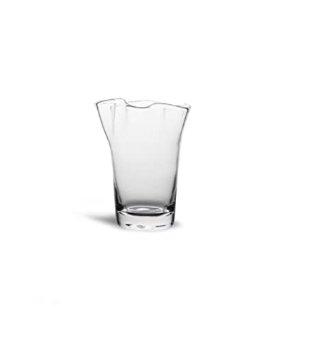 Sagaform Viva Vase Klein aus Mundgeblasen Glas in der Farbe Klar, Maße: 12,5cm x 12cm x 14,5cm, 5018374 von Sagaform