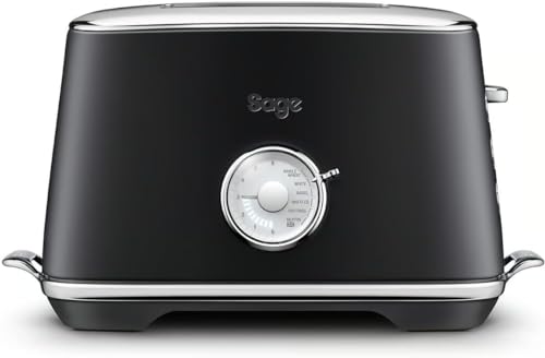 Sage - Toast Select Luxe 2-Scheiben-Toaster mit LED-Countdown-Anzeige, Schwarzer Trüffel von Sage