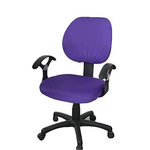 Bezug für Bürostuhl, Universal Computer Office Stuhl Rückenlehnenbezug für Bürodrehstuhl Schreibtischstuhl Bürosessel, 2 Stücke von Sahgsa