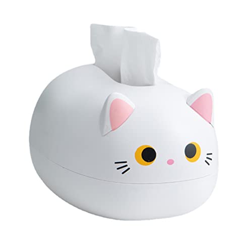 Sahgsa Cartoon Cat Tissue Box Desktop Paper Napkin Storage Box Paper Container Home Decoration von Sahgsa