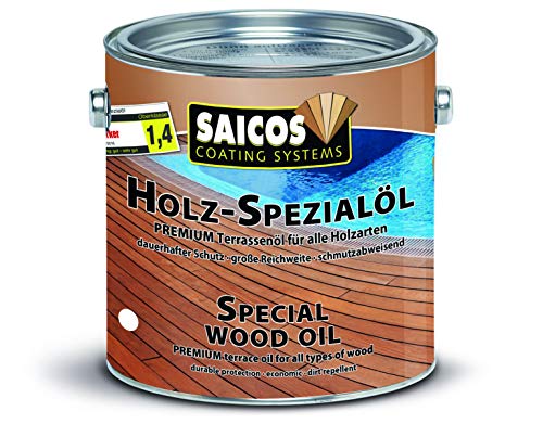 Saicos Colour GmbH 300 0110 Holzspezialöl, farblos, 0,75 Liter von Saicos