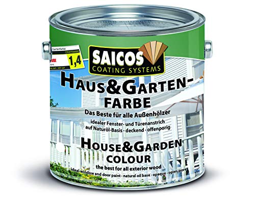 Saicos Colour GmbH 500 2500 Haus und Gartenfarbe, taubenblau, 2,5 Liter von Saicos Colour GmbH