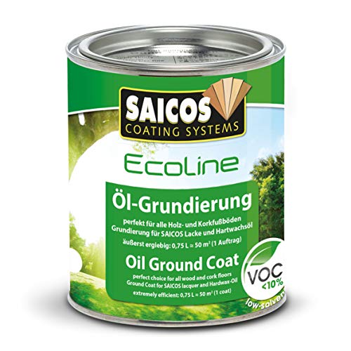 Saicos 3422 ECO 300 Ecoline Öl-Grundierung 0.75 l kastanie von Saicos