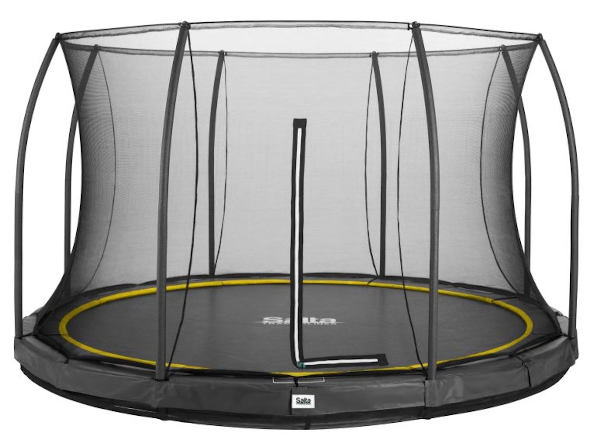 Salta Trampolin Comfort Edition Ground mit Sicherheitsnetz Ø 366 cm schwarz von Salta / Toptwence