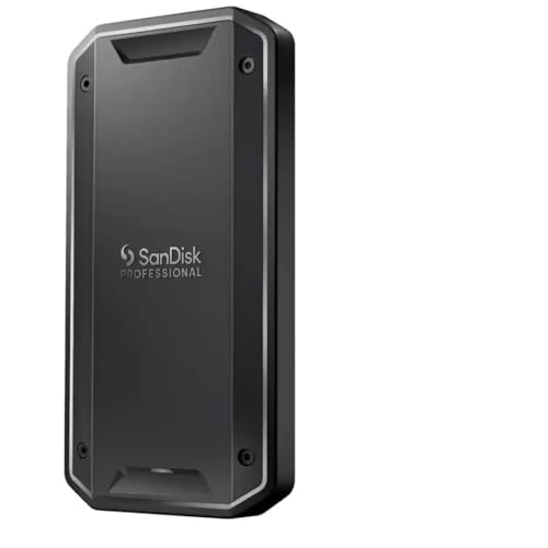 SanDisk Professional PRO-G40 SSD 1 TB, bis zu 3.000 MB/s, (Mobile SSD, robuste NVMe SSD mit Thunderbolt 3, USB-C (10 Gbps), IP68 Gehäuse, Staub- und wasserbeständig). exFAT-formatiert von SanDisk Professional
