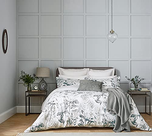 Sanderson Kingsize-Bettbezug Protea, D/B, Leinen, Grau von Sanderson