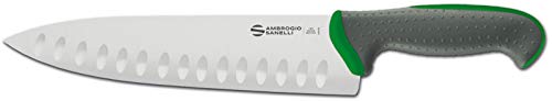 Sanelli Ambrogio LINEA TECNA COLORE Häckchen-Koch, zum Filieren von Fischen. Ergonomischer, grüner Griff, Edelstahl von Sanelli Ambrogio