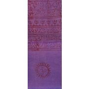 Gebetschal Baumwolle lila 90x180cm von Saraswati