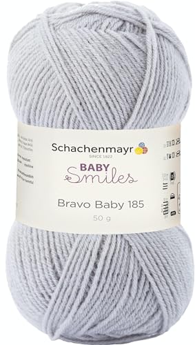 Schachenmayr Bravo Baby 185, 50G grau Handstrickgarne von Schachenmayr since 1822