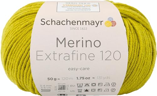 Schachenmayr Merino Extrafine 120, 50G chartreuse Handstrickgarne von Schachenmayr since 1822