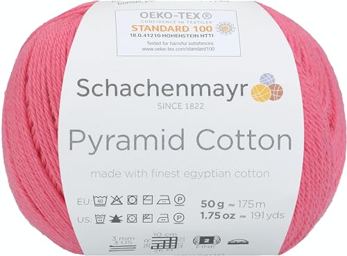 Schachenmayr Pyramid Cotton, 50G Funky pink Handstrickgarne von Schachenmayr since 1822