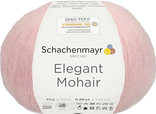 Schachenmayr Elegant Mohair, 25G rosa Handstrickgarne von Schachenmayr since 1822