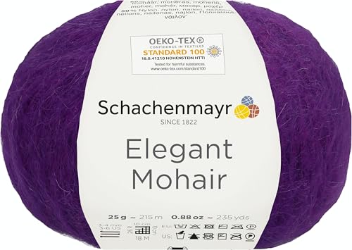 Schachenmayr Elegant Mohair, 25G lila Handstrickgarne von Schachenmayr since 1822