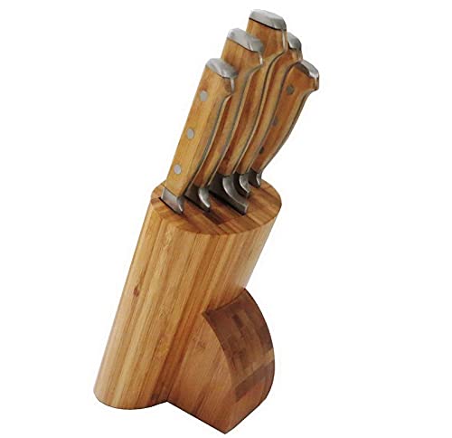 Schäfer Messerset 6-teilig Bambusblock Messerblock Bambus von Schäfer