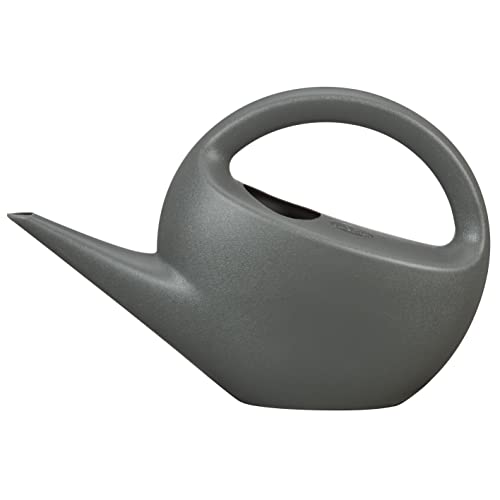 Scheurich Smilla, Gießkanne aus Kunststoff, Farbe: Matt Anthracite, 47,8 cm Breite, 13,8 cm Tiefe, 31,7 cm hoch, 5 l Vol. von Scheurich