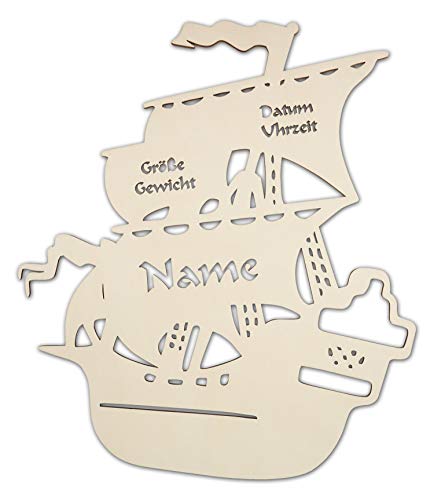 Pirat Geschenke für Kinder Lampe Piraten-schiff mit Namen Piratenzimmer Zubehör Junge Zimmer Geburtstag Weihnachten von Namofactur