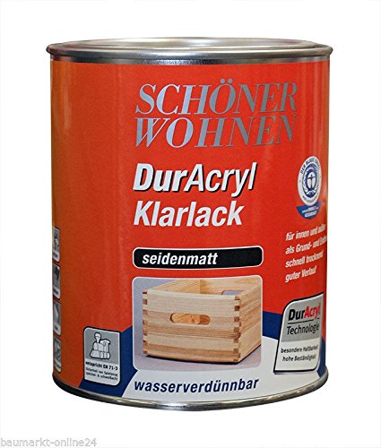 DurAcryl Klarlack 125 ml Seidenmatt Schöner Wohnen von Schöner Wohnen