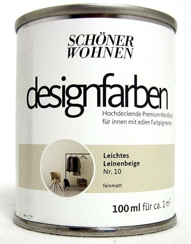 Schöner Wohnen Designfarbe Leichtes Leinenbeige Nr.10 100 ml von Schöner Wohnen