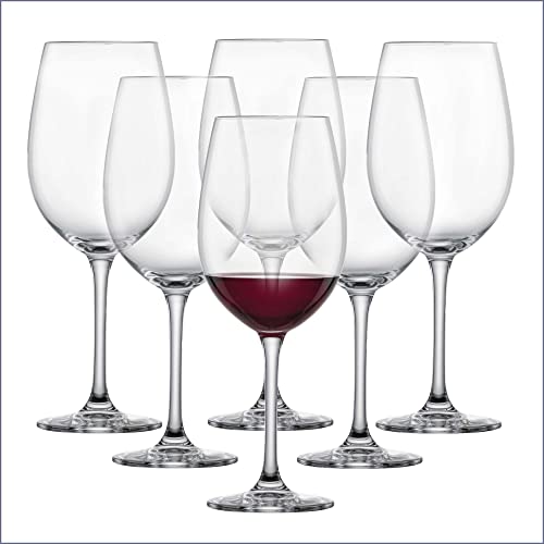 SCHOTT ZWIESEL Rotweinglas Classico (6er-Set), klassische Burgundergläser für Rotwein, spülmaschinenfeste Tritan-Kristallgläser, Made in Germany (Art.-Nr. 106219) von Schott Zwiesel