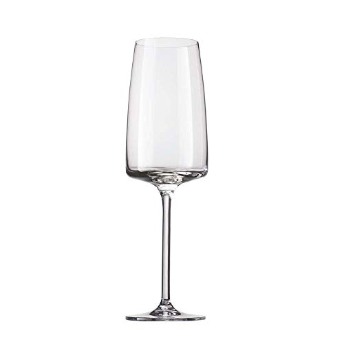 Schott Zwiesel 142155 Sensa Champagneglas Light & Fresh, 0.388 Ltr Kapazität, Transparente, 6 Stück von Schott Zwiesel