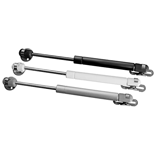 Gasdruckdämpfer für Klappen und Deckel | Weiß Silber Schwarz | 60-200N (Schwarz, 150N) von Schürberg