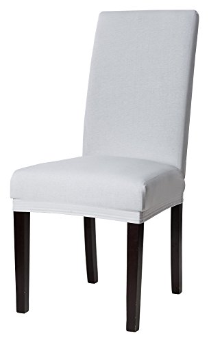 Bi-Elastic Stuhlhusse Stuhlüberzug Silber von Schwar Textilien