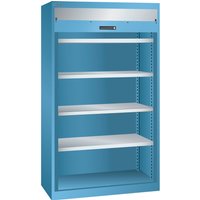 LISTA Schwerlastschrank 54x27E, (BxTxH) 1100x641x1950mm, Rollladen, lichtblau von Lista