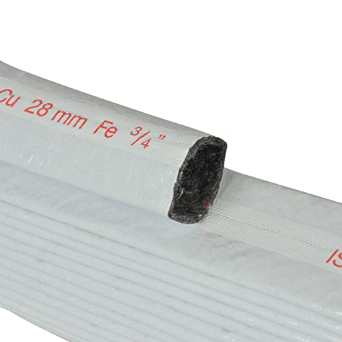 Vlies Schutzschlauch Isolierung 4 mm Grau 10 m Schlaufe (Vlies, 18 x 4 mm) von Scorprotect