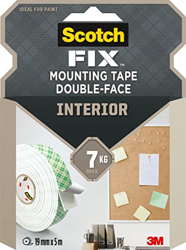 Scotch-Fix Innenmontageband 4496G-1950-P, 19 mm x 5 m, 1 Rolle/Packung (Verpackung kann abweichen) von ScotchBlue